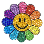 StickerBeans Rainbow Daisy 2" Sticker