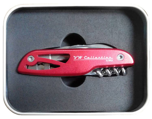 VW Pocket Knife in Gift Tin - Red