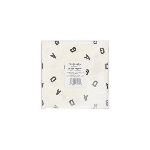 GRAD Letters Cocktail Napkins