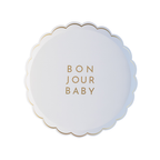 BONJOUR BABY White Small Plates