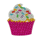 StickerBeans Vanilla Cupcake 2" Sticker