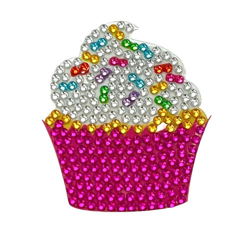 StickerBeans Vanilla Cupcake 2" Sticker