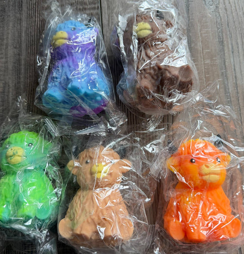 Highland Cow Brown Squishy Stress Toy