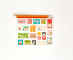 Postal Stamps Greeting Card