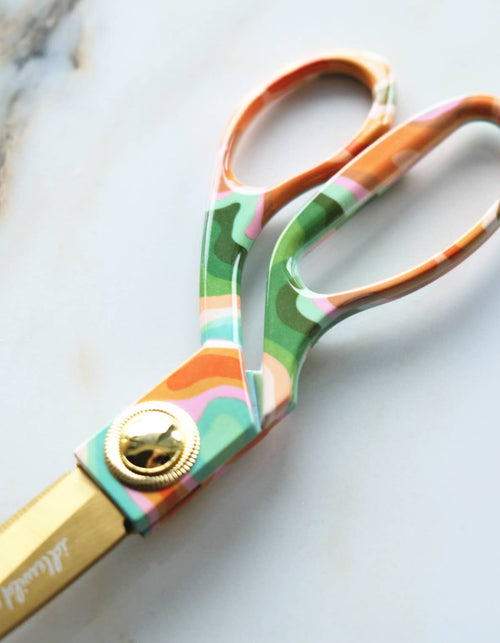 Marbled Rainbow Designer Scissors