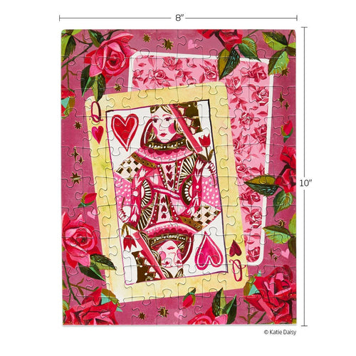 Puzzle Snax Queen Of Hearts 100 Piece