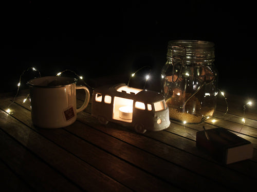 VW Bus Ceramic Tea Light Holder (SCALE 1:28)