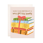 Birthday Books Greeting Card