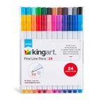 Fine Line Pens - Water-Based Ink - 24 Colors
