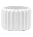 Large White Gear Planter