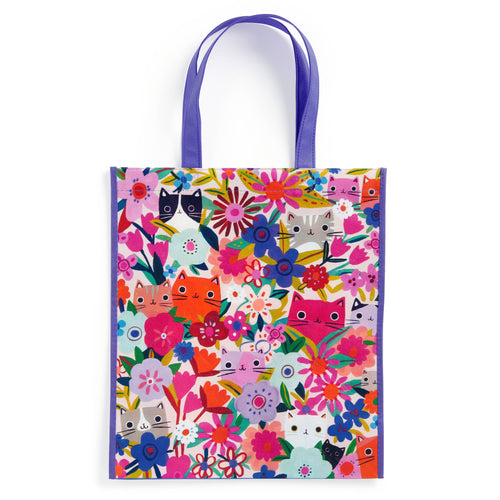 Blooming Cats Reusable Shopping Bag