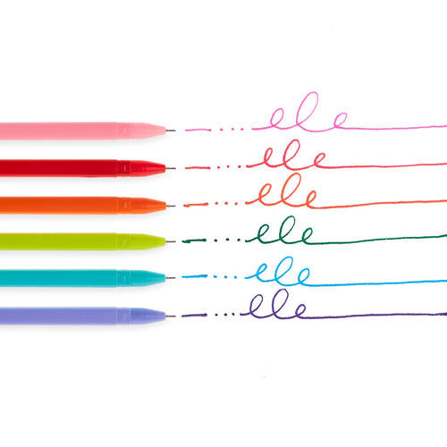 Fine Lines Gel Pens - Set of 6