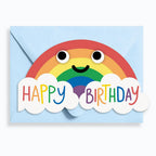 Die Cut Rainbow Birthday Card