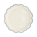 Pembroke Cream with Blue Edge 12" Paper Plates