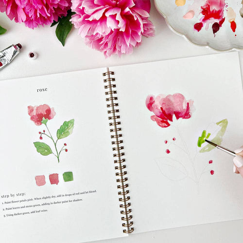 Watercolor Workbook - Flowers