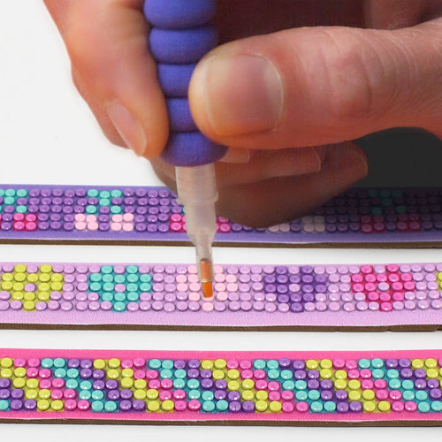 Diamond Painting Bracelet Kit: Cherry Hearts