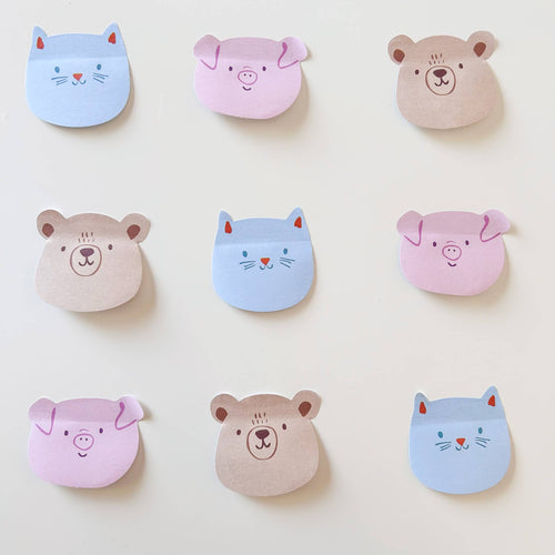 Cute Cat Die Cut Sticky Notes