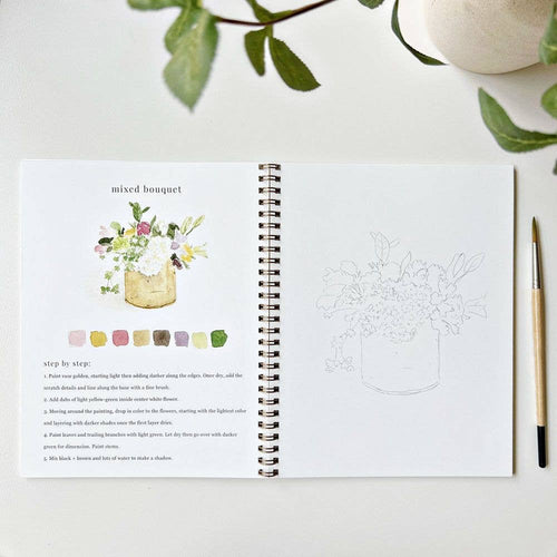 Watercolor Workbook - Bouquets