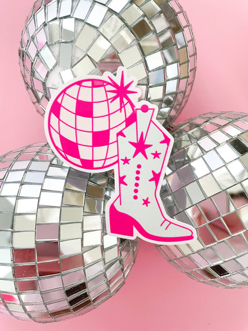 Disco Cowgirl Sticker