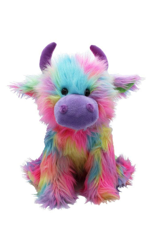 XL Rainbow Highland Cow