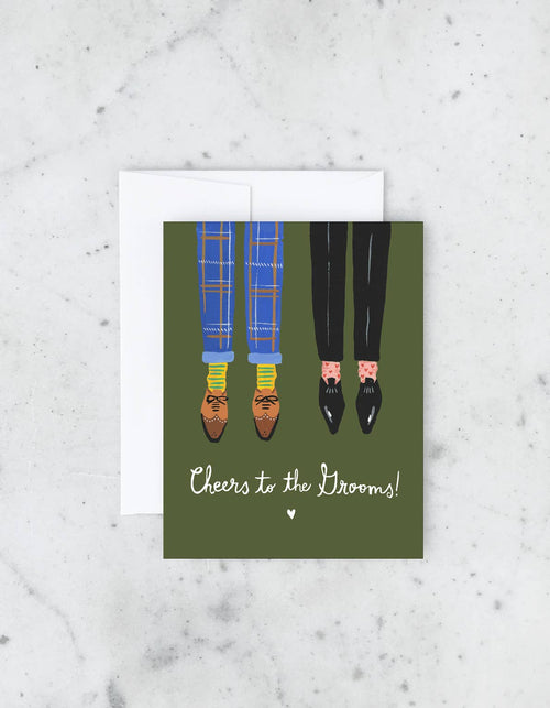 Groom & Groom Greeting Card