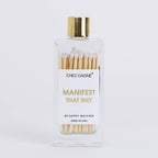 Glass Bottle Matchsticks - Manifest That Shit
