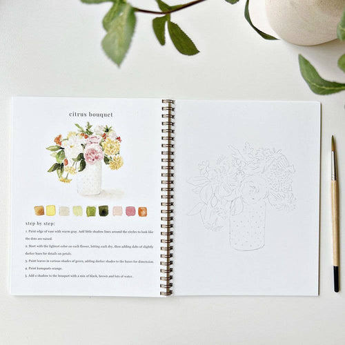 Watercolor Workbook - Bouquets