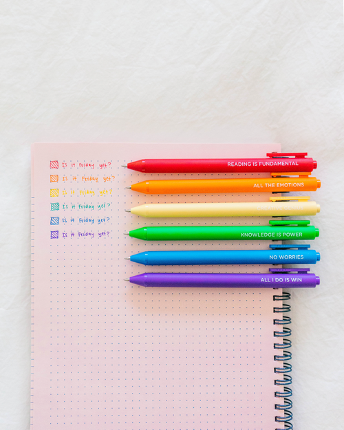 Jotter Sets - 6 pack - No Worries