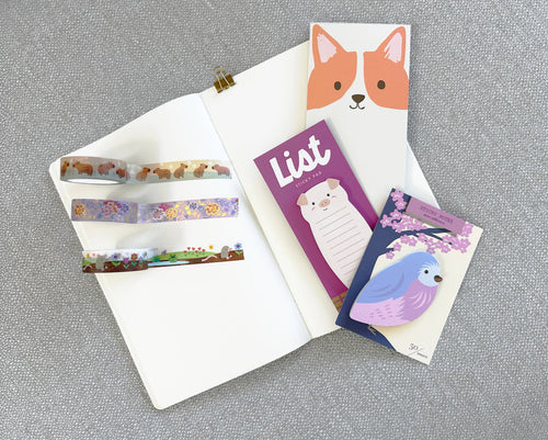 Spring Song Die Cut Sticky Notes
