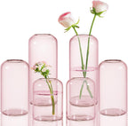 Modern Bud Vase - Pink Glass