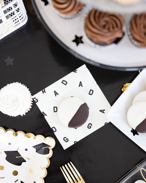 GRAD Letters Cocktail Napkins