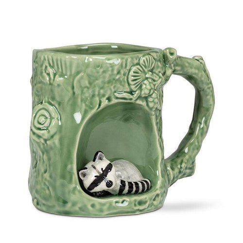 Tree Look Mug with Raccoon