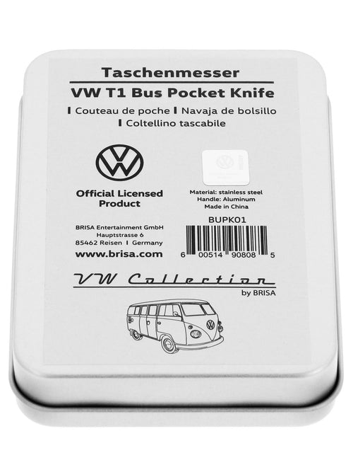 VW Pocket Knife in Gift Tin - Red