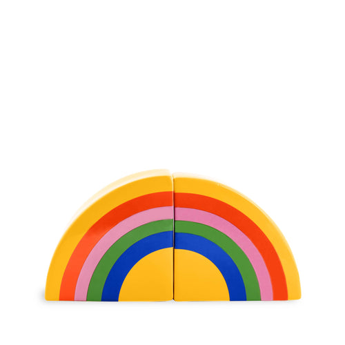 Rainbow Bookend Set