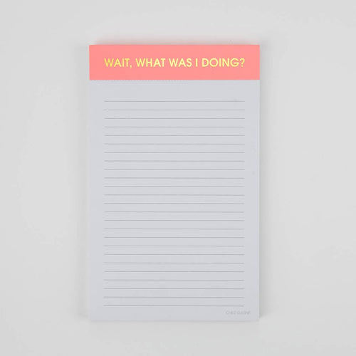 Wait, What Was I Doing? Notepad