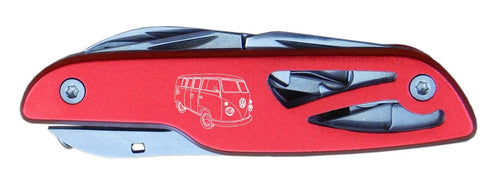 VW Pocket Knife in Gift Tin - Red