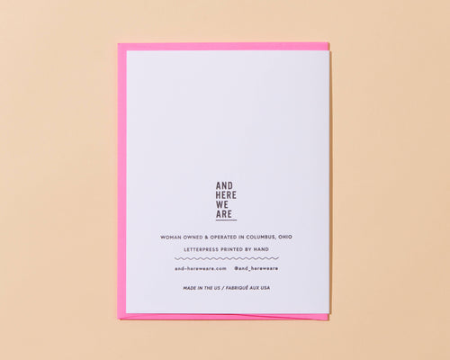 Muchas Graci-Ass Letterpress Card
