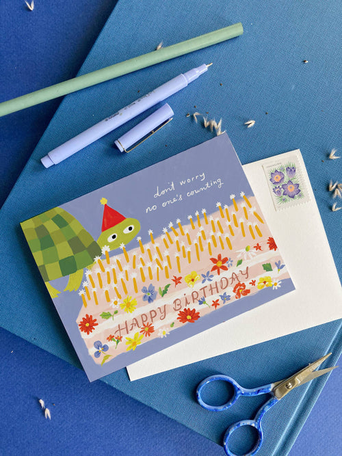 Turtle Birthday Card