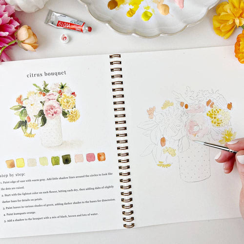 Watercolor Workbook - Bouquets