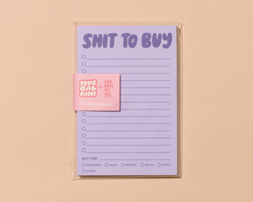Shit To Buy 50 Page Notepad