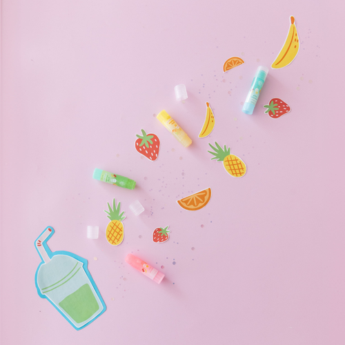 Glitter Smoothie Glue Stick