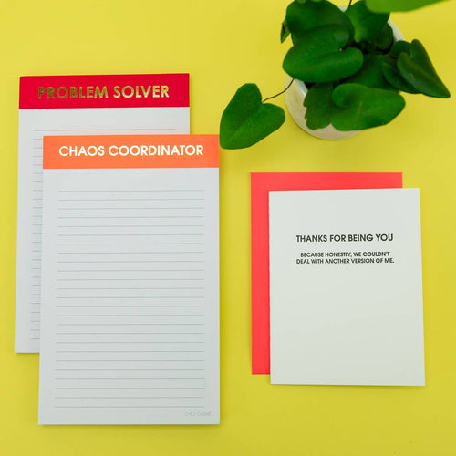 Chaos Coordinator Notepad