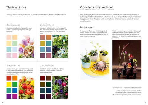 Floral Color Palette Hardcover Book