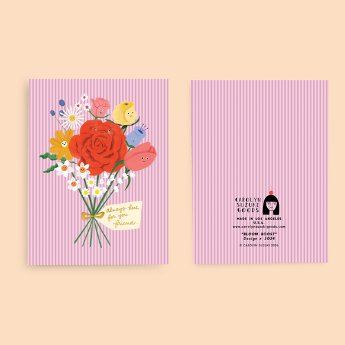 BLOOM BOOST Sympathy Card