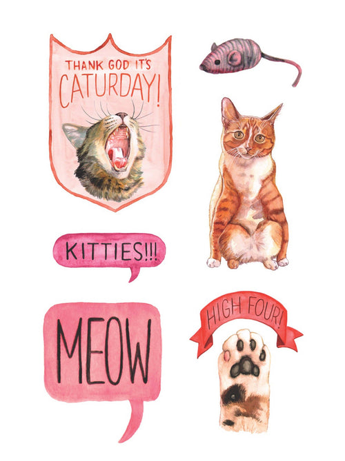 The Cat's Meow Sticker Book