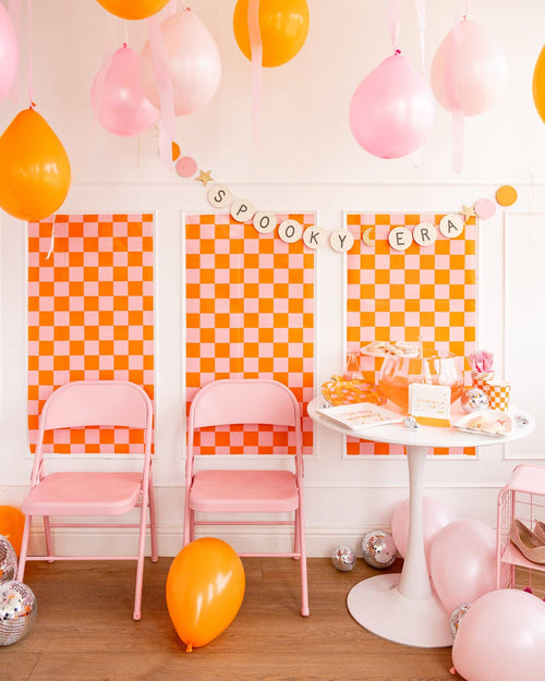 Disco Pumpkin Plates