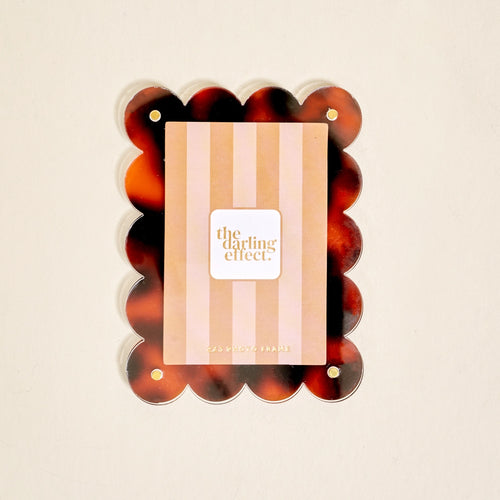 Mini Acrylic Picture Frame Magnet – Tortoise