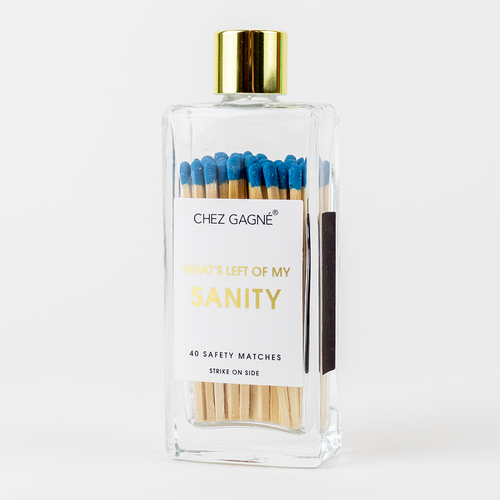 Glass Bottle Matchsticks - Left of My Sanity