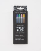 Types of Blood Neon Gel Pens