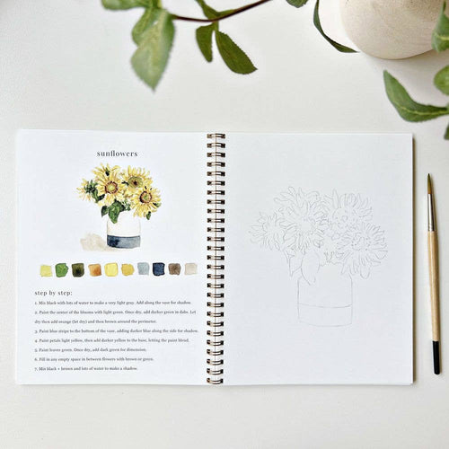 Watercolor Workbook - Bouquets